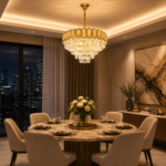 Luxury Crystal Chandelier – 18285/500 Gold Pendant Light - Image 2