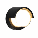 Modern Round LED Wall Light – WL-PION-HL-598L 12W (Black)