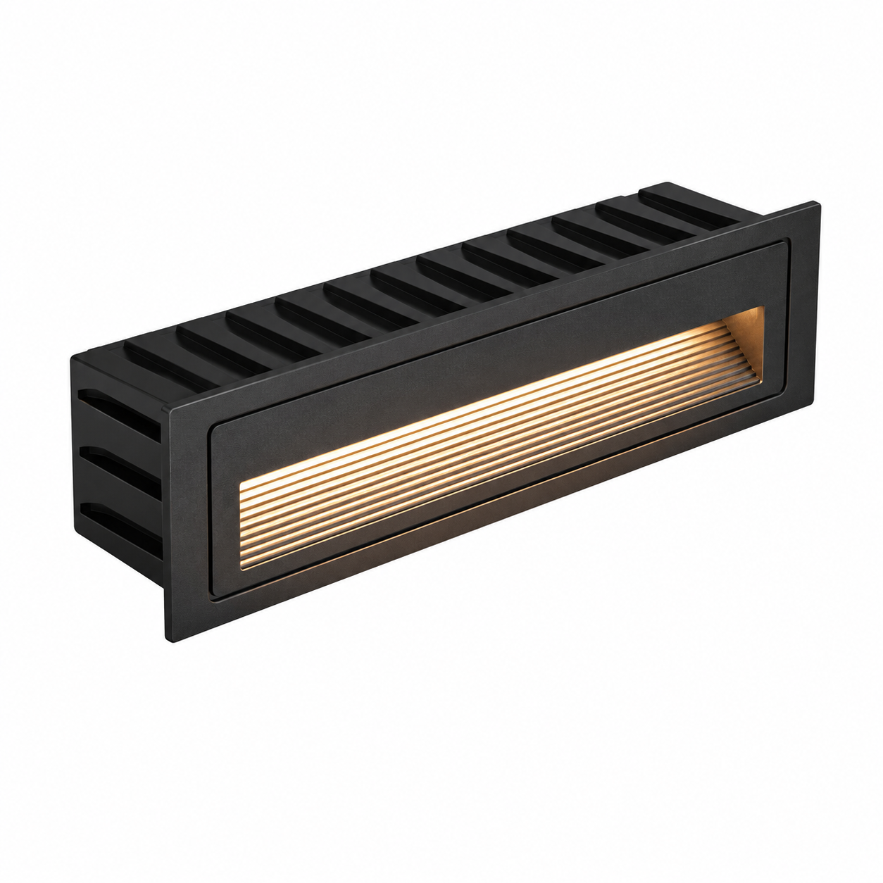 BLACK Modern Recessed LED Step Light – WL-PION-HL-106 6W (Black) - Image 1
