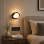 Modern Round LED Wall Light – WL-PION-HL-598L 12W (Black) - Image 2