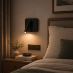 Modern LED Reading Wall Light with USB Port & Switch Black - Image 2