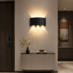 Modern Up & Down LED Wall Light – WL-PION-HL-030 6x1W (Black) - Image 2
