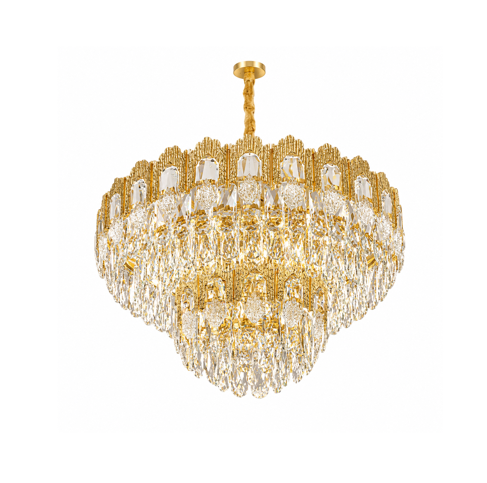 ChatGPT Image May 25, 2026, 05_02_21 PM Luxury Crystal Chandelier – 18258/500 Gold Pendant Light - Image 1