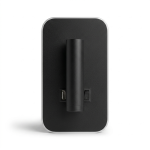 Modern LED Reading Wall Light with USB Port & Switch Black