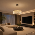 Luxury LED Crystal Chandelier – 18302/800 Modern Pendant Light - Image 2