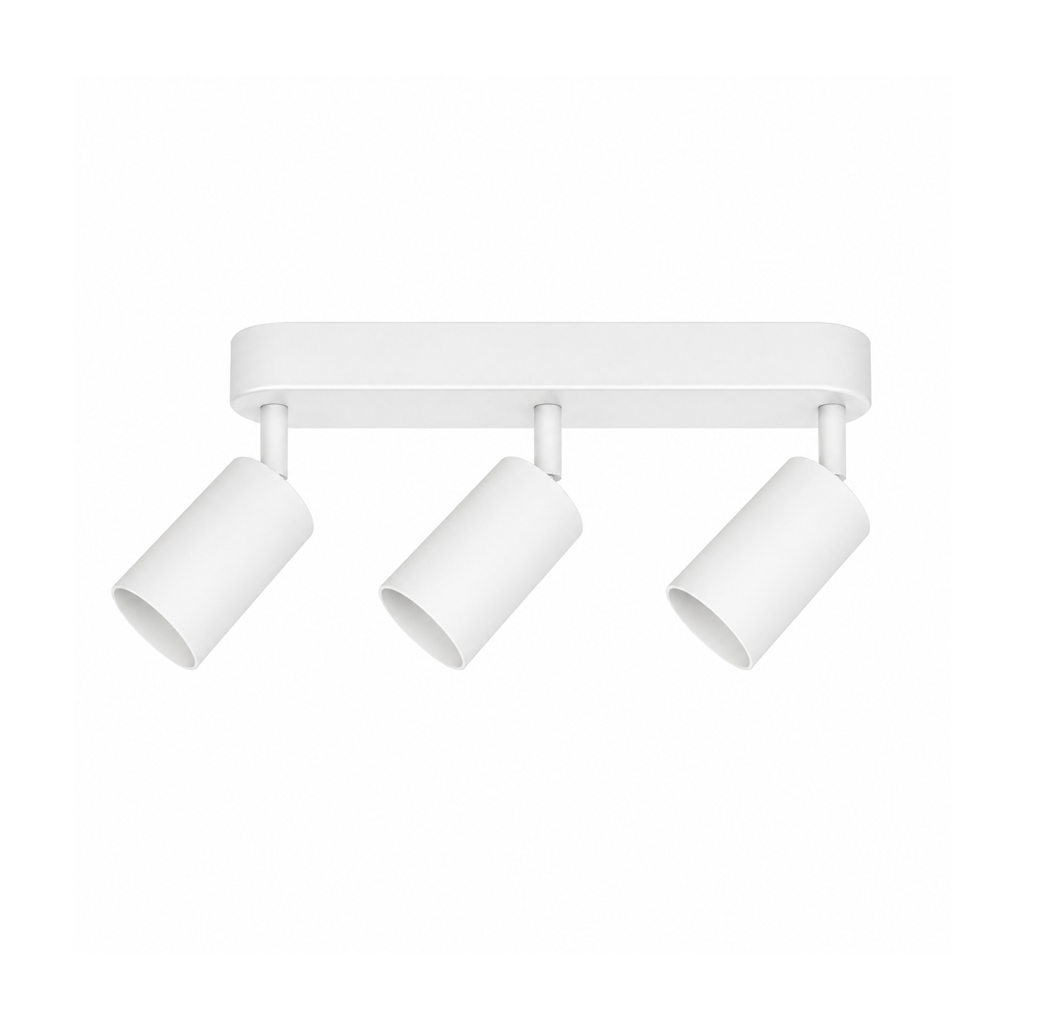 bd37002f-6f63-4f6e-8ce0-79a4af6445c1 GU10 Surface Mounted Downlight Fitting – Triple Head (White / Black) - Image 1