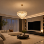 Luxury Crystal Chandelier – 18291/500 Gold Pendant Light - Image 2