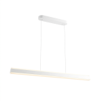 Minimalist White Linear Pendant Light