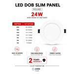 [PROMO] Lighting Hub 24W DOB Downlight Round 6500k