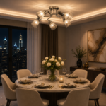 Modern Chrome Hanging Light – HL-PION-07409.5-GY-GH - Image 2