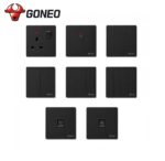 GONEO Premium Switch & Socket Series ( Black )