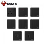 GONEO Premium Switch & Socket Series ( Black )