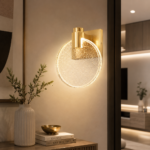 Modern Crystal LED Wall Light – WL-PION-3139-GD-GH - Image 2