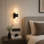 Modern Crystal LED Wall Light – WL-PION-3137.BK-GH - Image 2