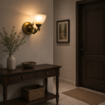 Vintage Bronze Glass Wall Light – WL-PION-74439.1-BZ-GH - Image 2
