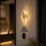 Modern Leaf Crystal LED Wall Light – WL-PION-96923-GH - Image 2