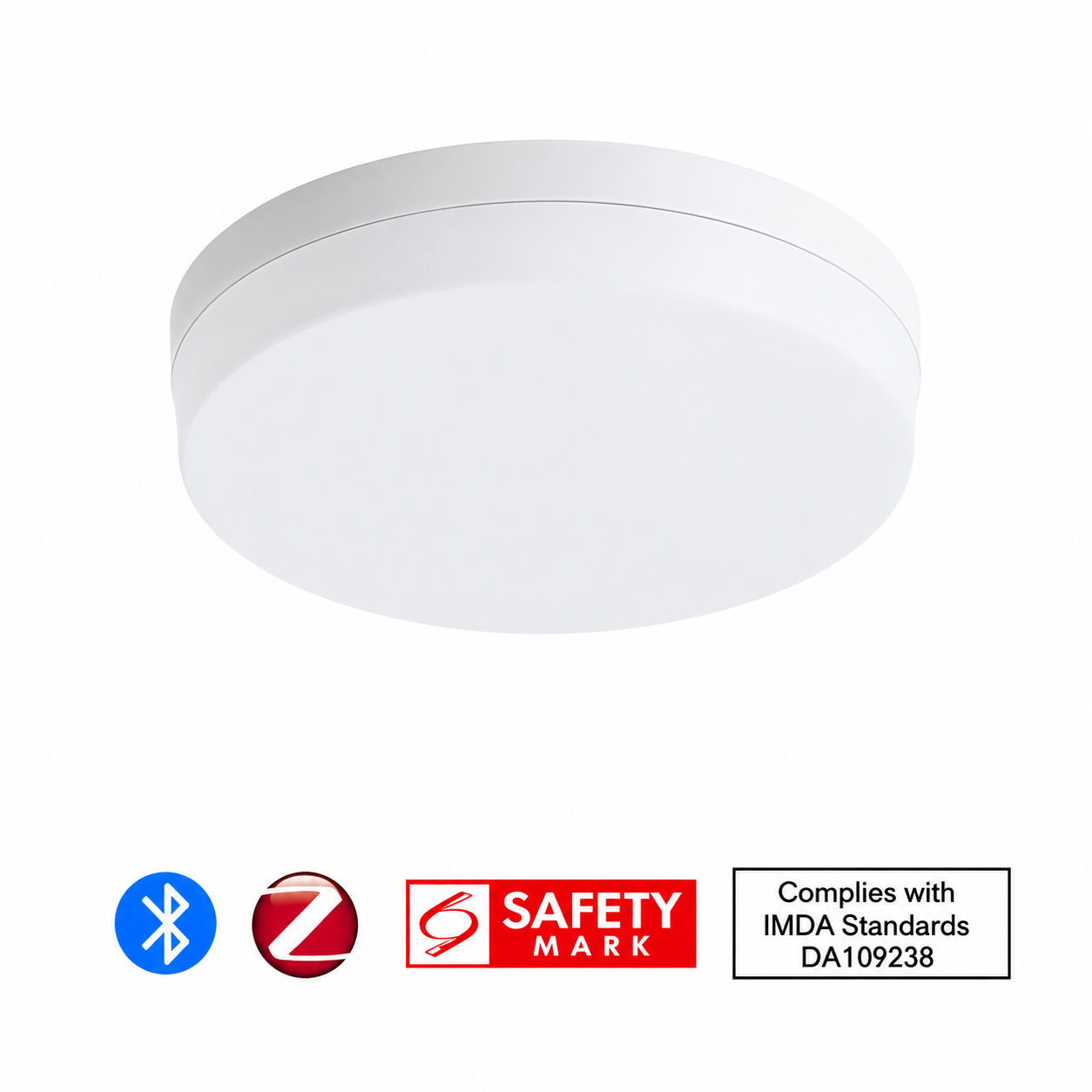 e7b0a42a-a450-4f03-aee3-69e65d2d91fc Lilac Eclipse Smart Slim Ceiling Light 36W - Image 1