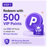VIP $5 Cash Voucher Redemption - Image 2