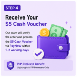 VIP $5 Cash Voucher Redemption - Image 5