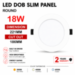 Lighting Hub DOB Downlight 18W (Round)
