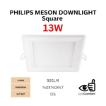 Philips Meson LED Downlight Square 13W
