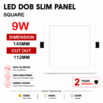 Lighting Hub DOB Downlight 9W (Square)