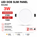Lighting Hub DOB Downlight 3W (Round)