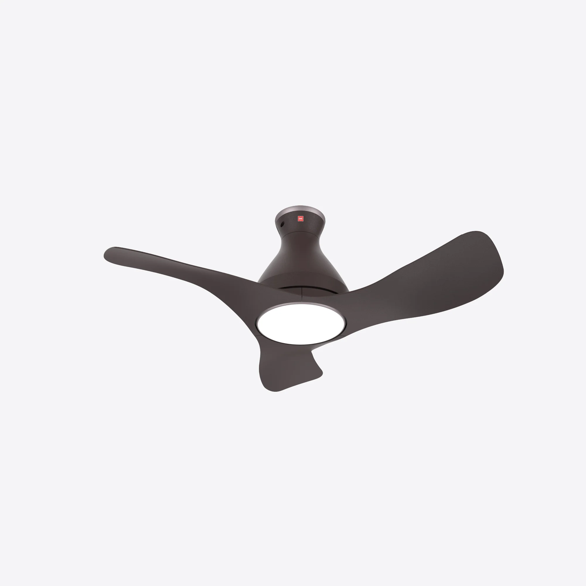 F40GP_BROWN KDK F40GP 3-Blades Wifi DC Ceiling Fan with LED Light - Image 1