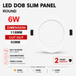 Lighting Hub DOB Downlight 6W (Round)