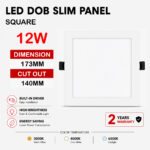 Lighting Hub DOB Downlight 12W (Square)