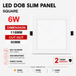 Lighting Hub DOB Downlight 6W (Square)