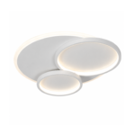 Modern LED Triple Ring Ceiling Light – White