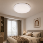 Modern LED Crystal Flush Mount Ceiling Light – White - Image 2