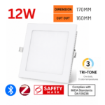 Dahlia Recessed Smart Downlight 12W Square 3-Tone