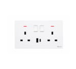 GONEO DOUBLE SOCKET W/USB 1A1C EG03E012