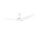 FANZTEC 46 '' Dc Ceiling Fan With Led Light (white)